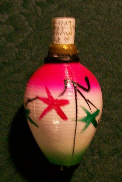 Figural Japanese Lantern Electric Christmas Bulb