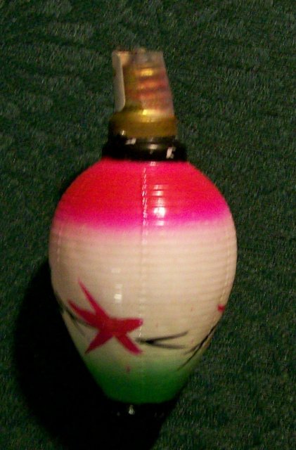 Figural Japanese Lantern Electric Christmas Bulb