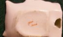 Terrier Dog Ceramic Ashtray Japan Luster 1930's