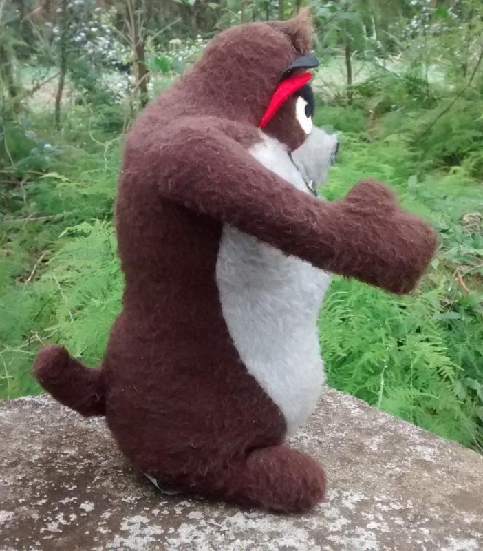 Taz Tasmanian Devil Plush Toy Warner Brothers 1971 Mighty Star