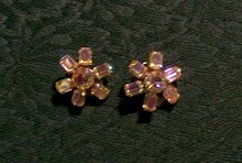Weiss Aurora Borealis Earrings