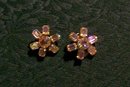 Weiss Aurora Borealis Earrings