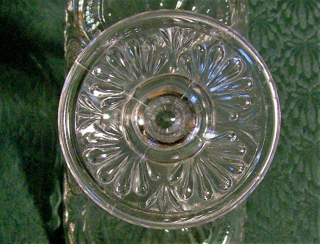EAPG Glass Banana Stand