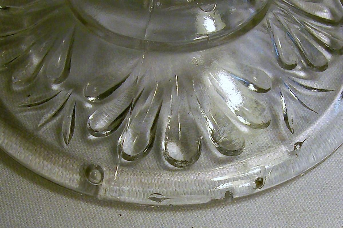 EAPG Glass Banana Stand