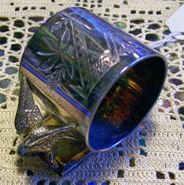 Meriden Silverplate Figural Napkin Ring Set of 4