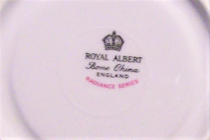 Royal Albert Bone China Cup & Saucer Radiance Series Rose on Yellow