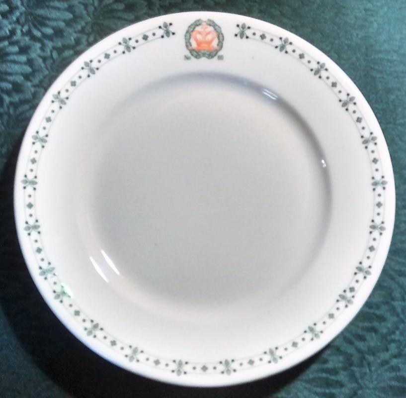 Order of the Amaranth Restaurant Plate Walla Walla Washington Chapter 60 Masonic