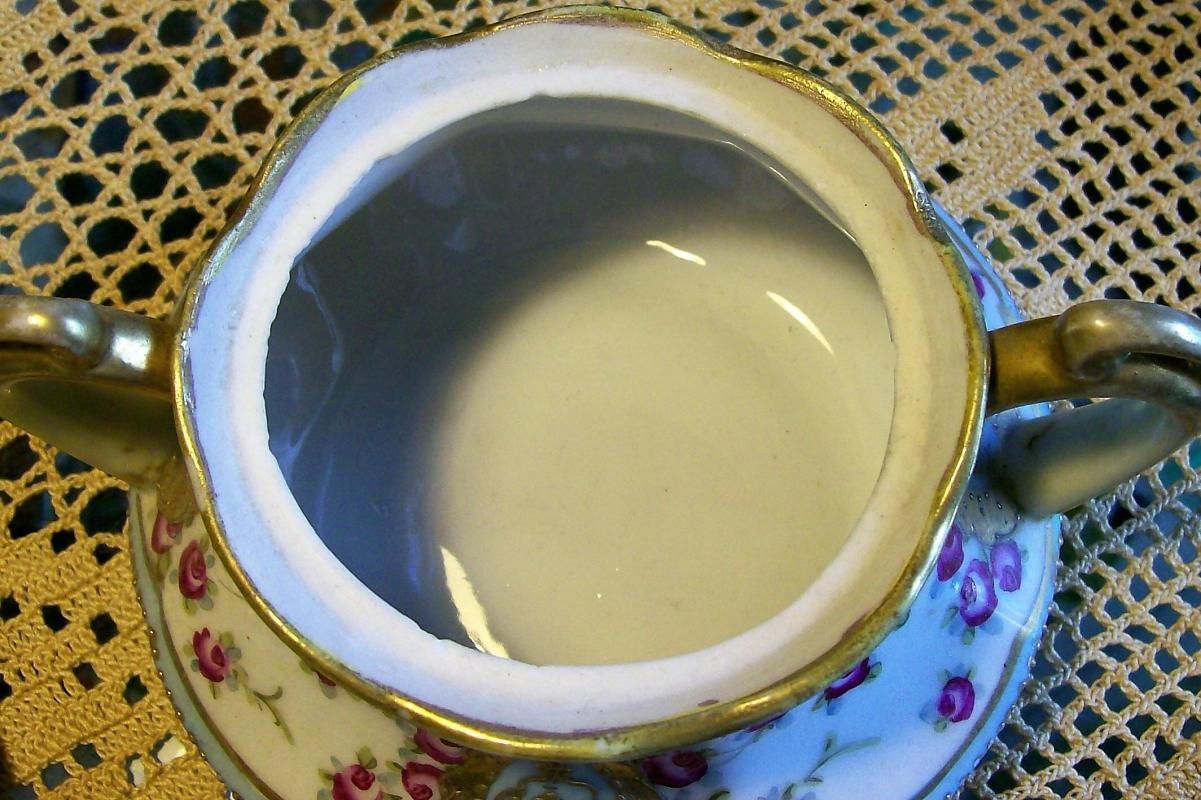 Noritake Nippon Gold Encrusted Cream & Sugar Set