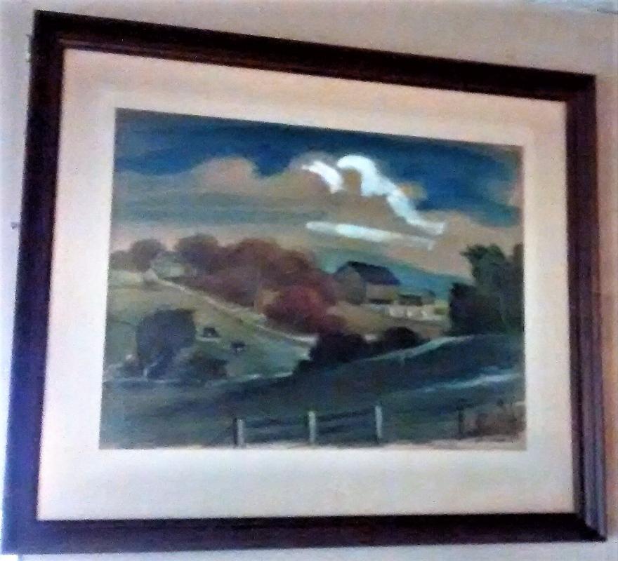 Lois Ireland Farm Scene Painting 30