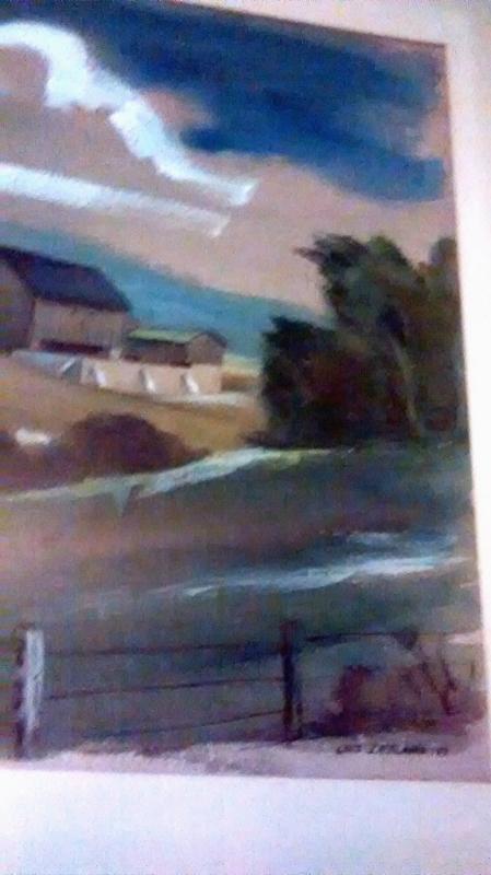 Lois Ireland Farm Scene Painting 30
