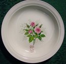 Hall China Heather Rose Ceramic Soup Bowl 8
