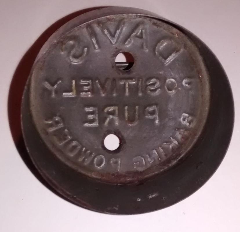 Advertising Biscuit Cutter Davis Baking Powder Early 1900s