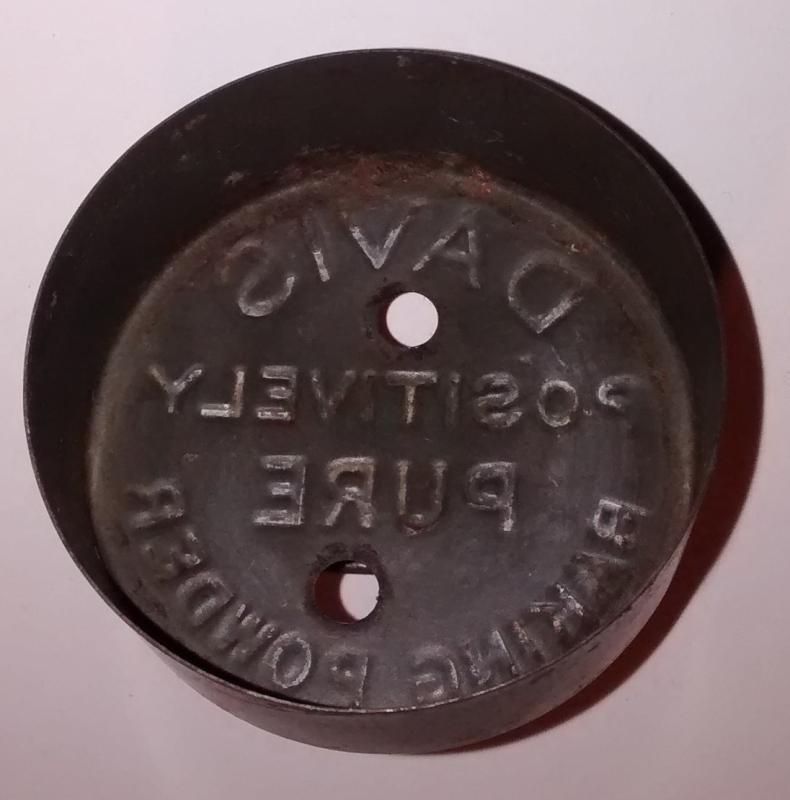Advertising Biscuit Cutter Davis Baking Powder Early 1900s
