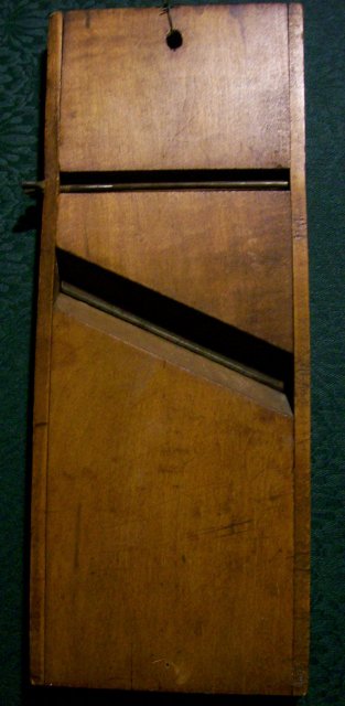 Wooden Kraut Cutter Tucker & Dorsey 1890's Kitchen