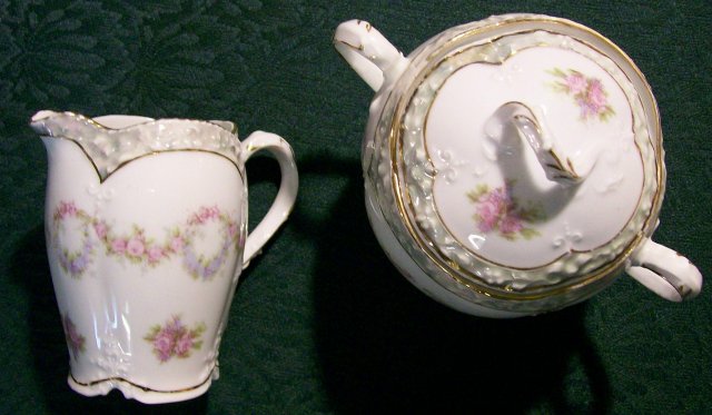 Zeh Scherzer & Co. Bavarian Porcelain Cream & Sugar