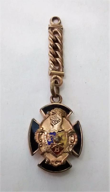 Knights of Pythias Watch Fob Ornament Ca. 1896