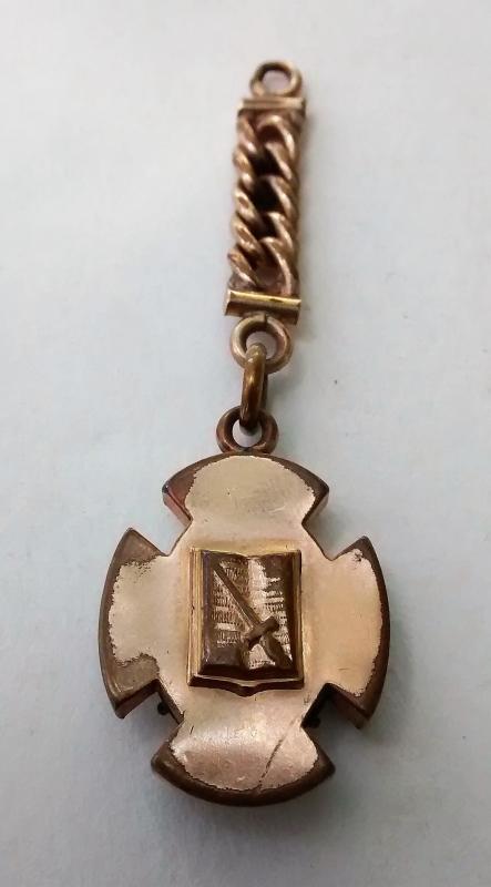 Knights of Pythias Watch Fob Ornament Ca. 1896