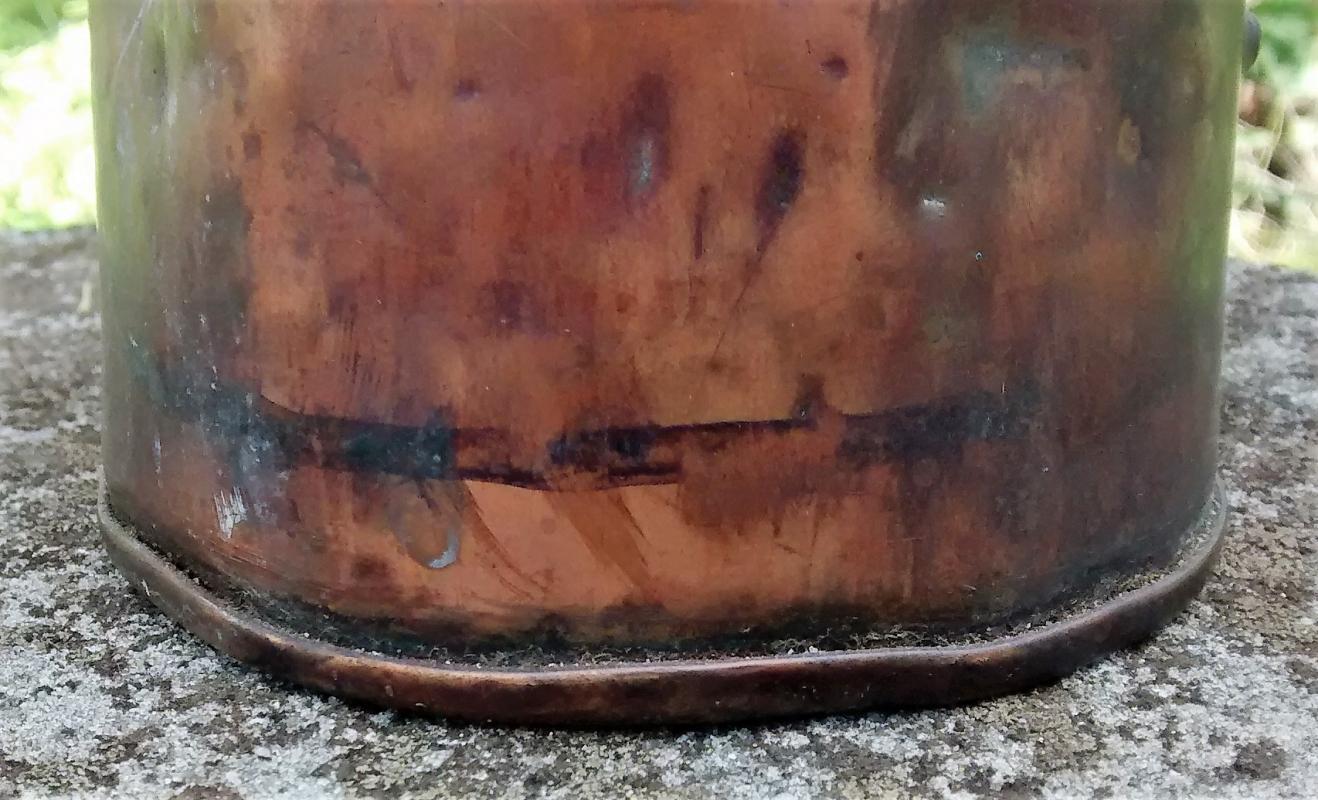 Primitive Copper Measure/Pitcher 1800s 6.5