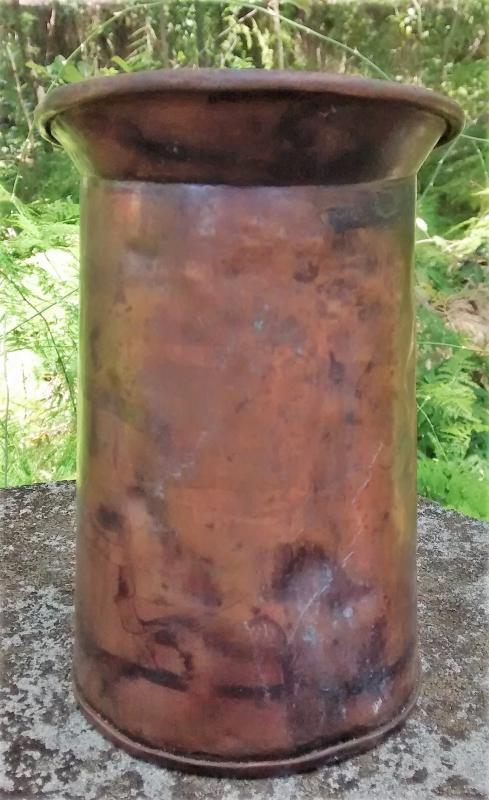 Primitive Copper Measure/Pitcher 1800s 6.5