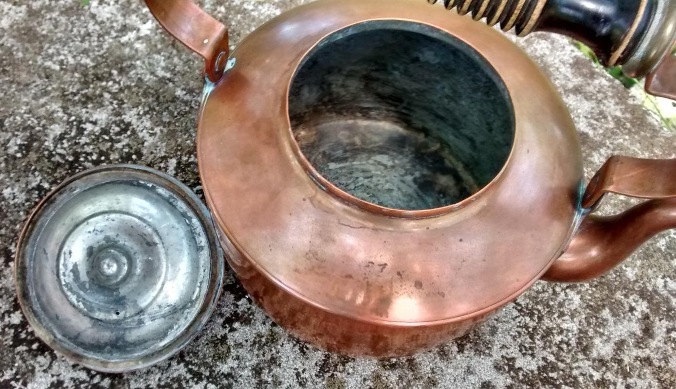 Copper Kettle w/Stand Skultana Sweden #1611 Mid-Century