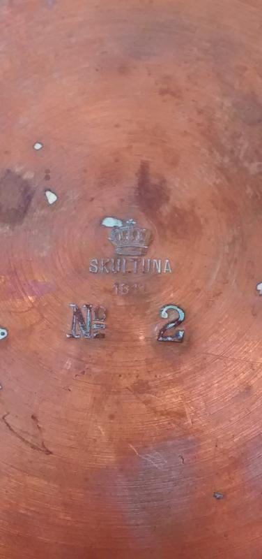 Copper Kettle w/Stand Skultana Sweden #1611 Mid-Century