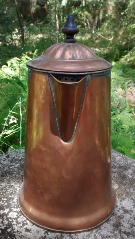 Copper Coffee Pot Rome New York Early 1900s