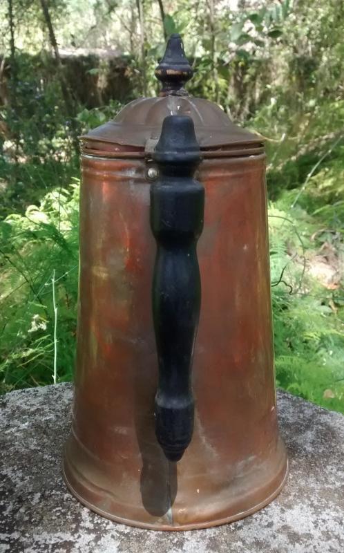 Copper Coffee Pot Revere Ware Early 1900s As Is