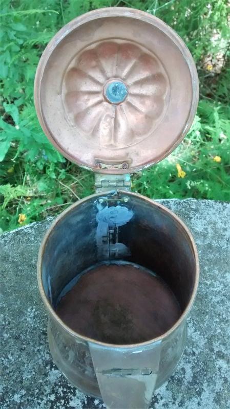 Copper Coffee Pot Revere Ware Early 1900s As Is