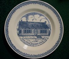John Stark Edwards House Ceramic Plate: Trumbull Co. Ohio
