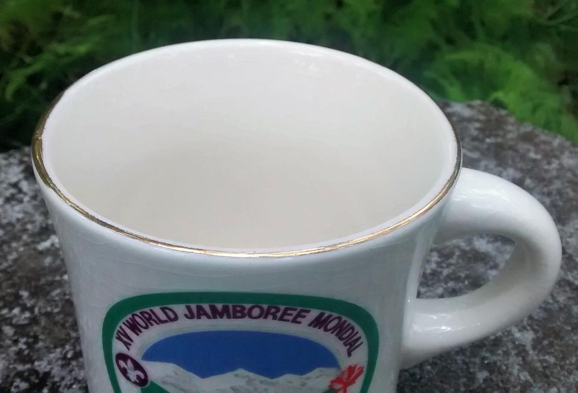 Boy Scout Mug 1983 World Jamboree Alberta Canada Ltd. Ed.