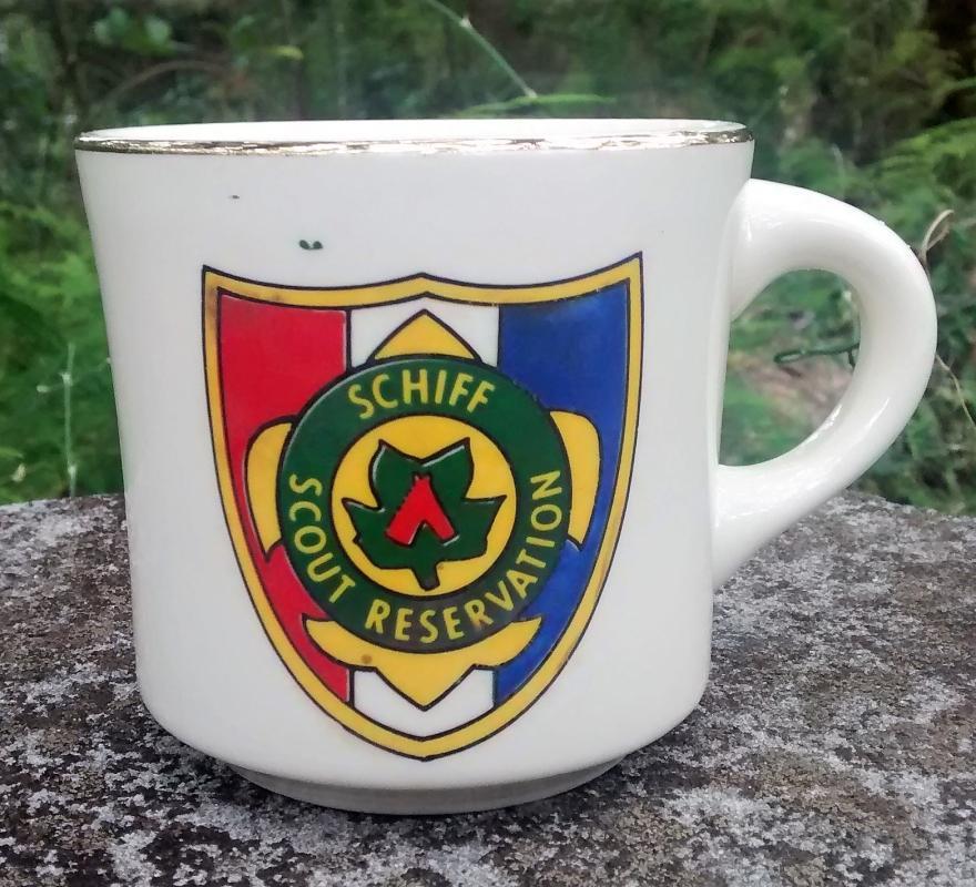 Boy Scout Mug 1970s Schiff Scout Reservation