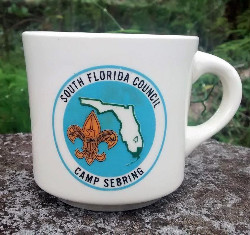 Boy Scout Mug 1970s Camp Sebring South Florida Council