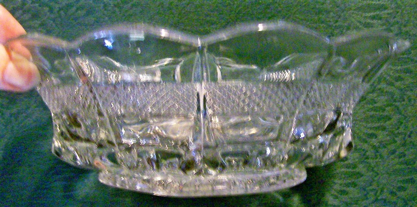 Banded Portland Bowl #15071 Early American Pressed Pattern U.S. Glass Clear