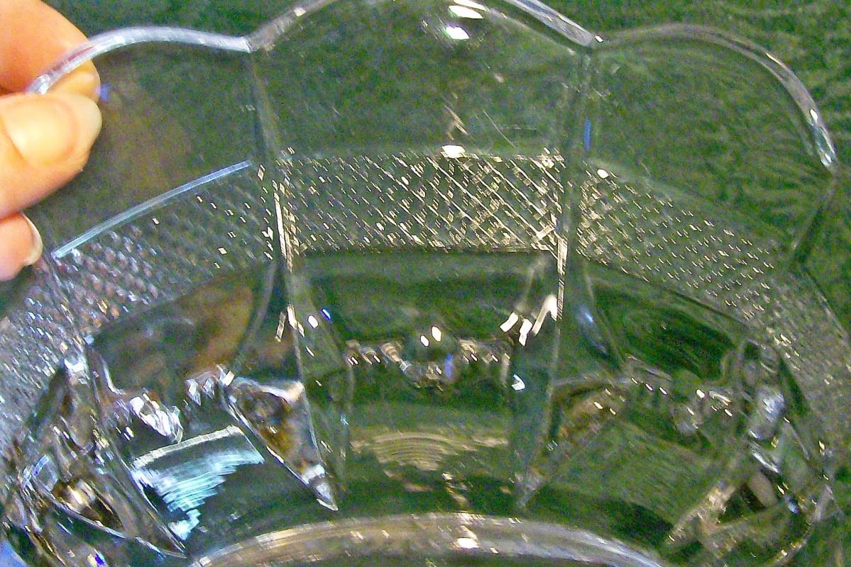 Banded Portland Bowl #15071 Early American Pressed Pattern U.S. Glass Clear