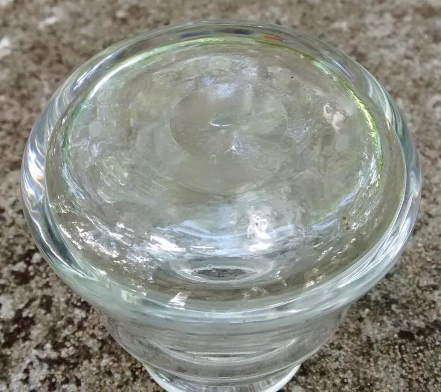 Fostoria Perfume/Cologne Bottle #2243 Blown Glass NO STOPPER