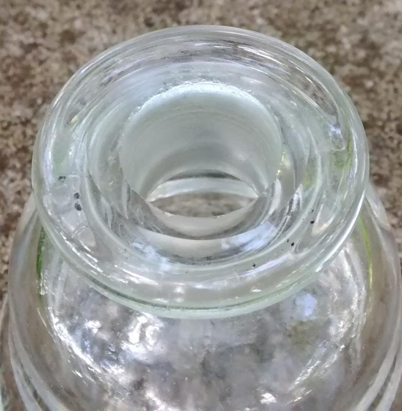 Fostoria Perfume/Cologne Bottle #2243 Blown Glass NO STOPPER