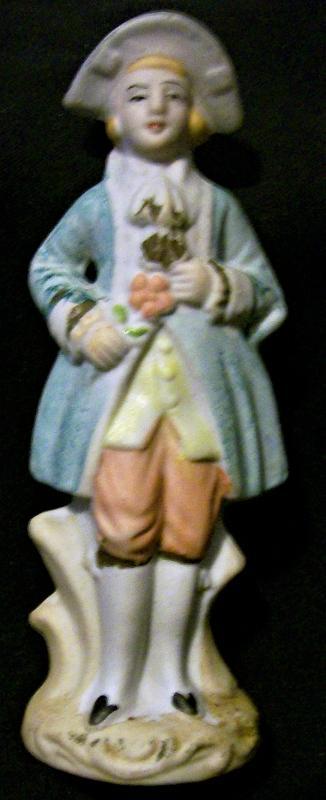 Occupied Japan Bisque Figurine Colonial Man 5