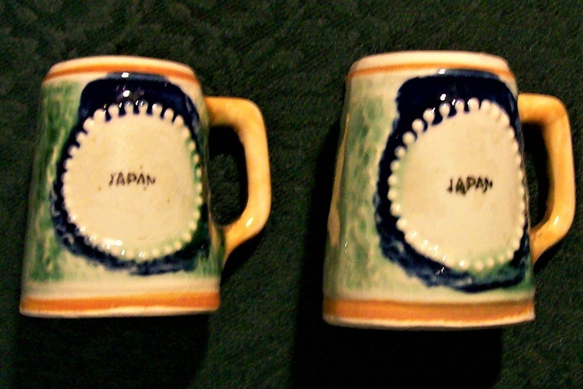Windmill Stein S&P Shakers 1930s-40s Japan