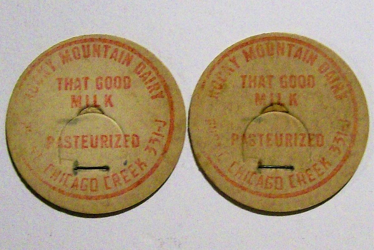 Dairy Milk Cap Pair Rocky Mountain Dairy