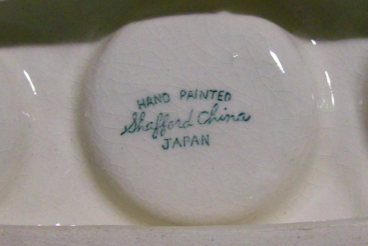 Salt & Pepper Condiment Tray Only Shafford Japan Novelty