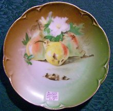 Hutschenreuther Bavarian Fruit Decorated Plate: