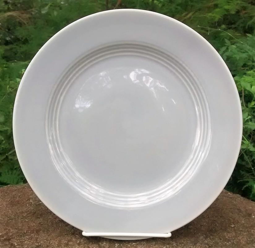 Homer Laughlin Harlequin Gray Plate 9.25