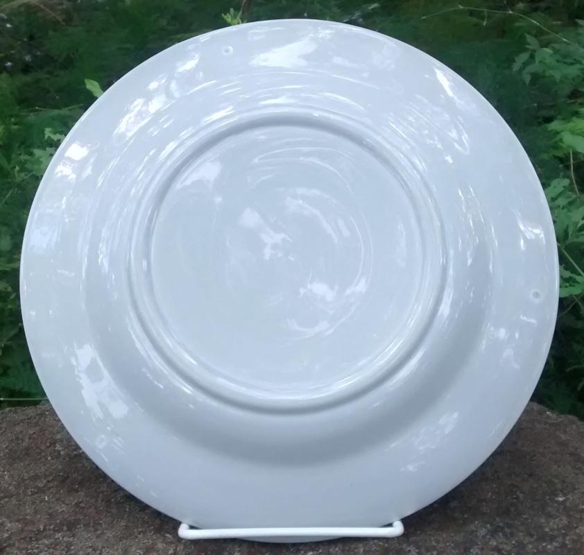 Homer Laughlin Harlequin Gray Plate 9.25