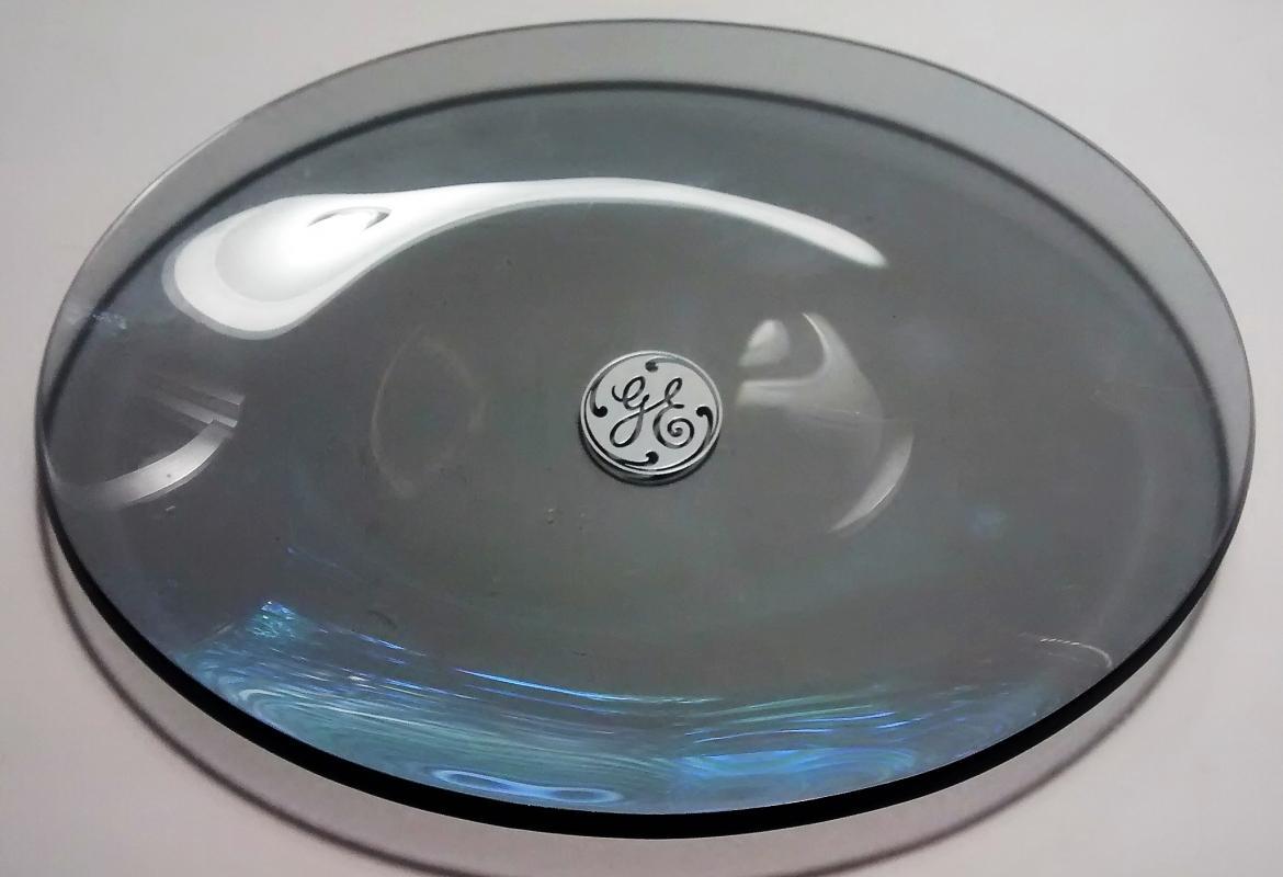 General Electric Bent Glass Advertising Tray 1960s-70s