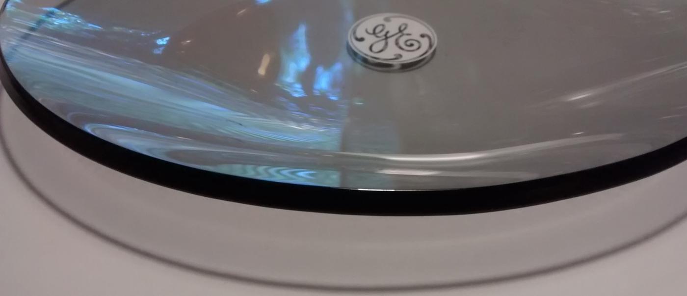 General Electric Bent Glass Advertising Tray 1960s-70s