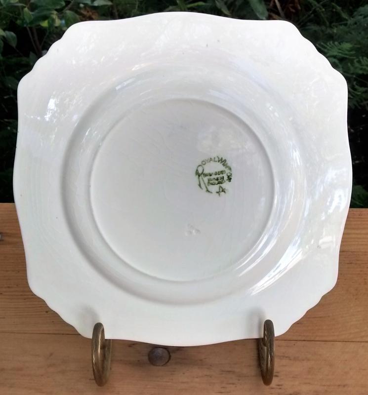 Royal Winton/Grimwades Landscape w/Wild Roses Plate 8.75
