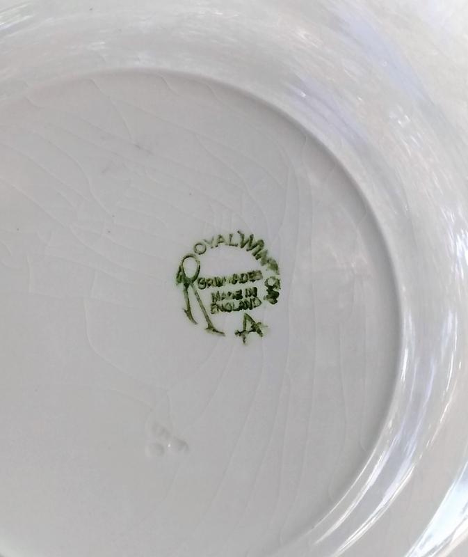 Royal Winton/Grimwades Landscape w/Wild Roses Plate 8.75