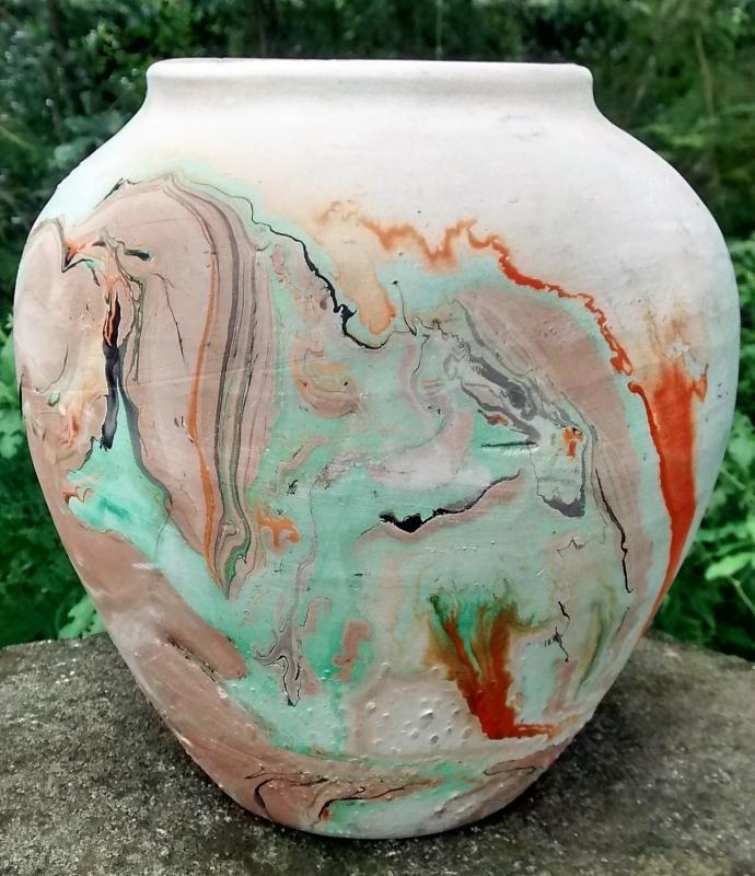 Nemadji Pottery Vase 7.25