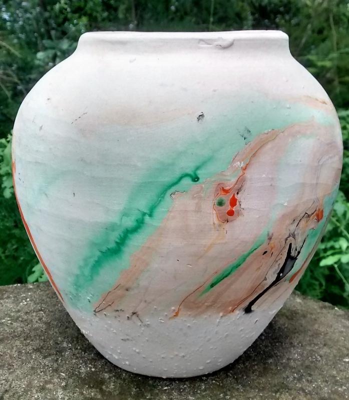 Nemadji Pottery Vase 7.25