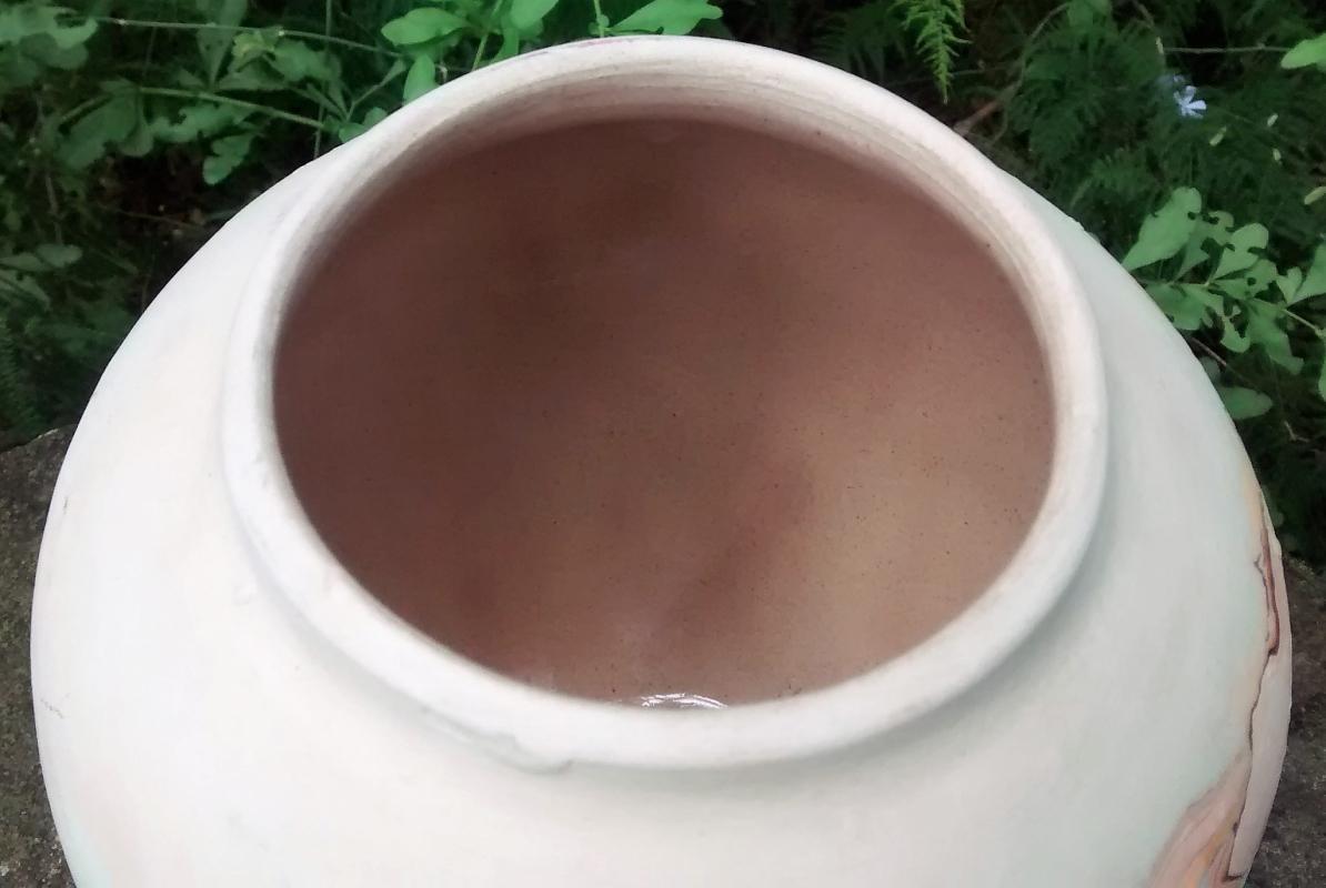 Nemadji Pottery Vase 7.25